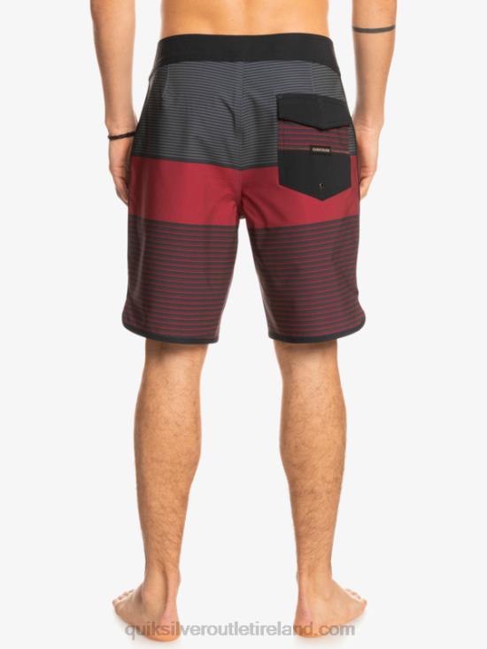 Men Quiksilver SurfSilk Tijuana 19 Boardshorts N02TD1405 ruby wine