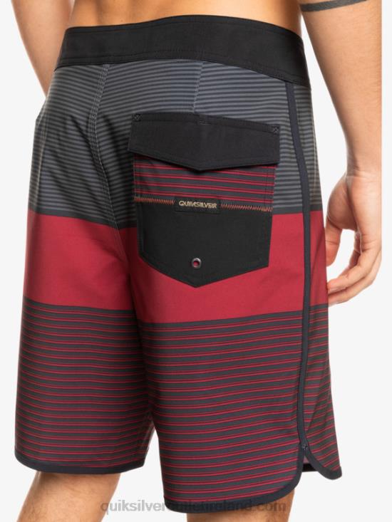 Men Quiksilver SurfSilk Tijuana 19 Boardshorts N02TD1405 ruby wine