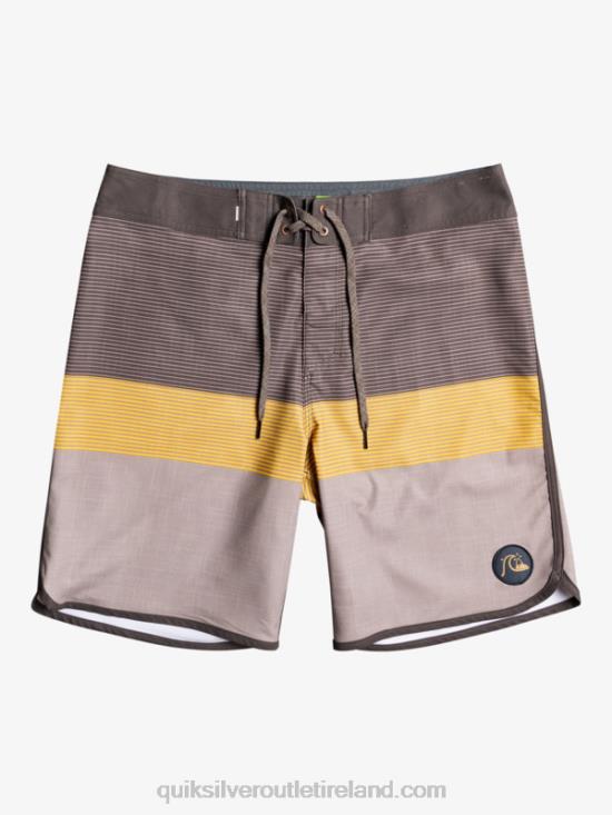 Men Quiksilver SurfSilk Tijuana 19 Boardshorts N02TD1867 turkish coffee