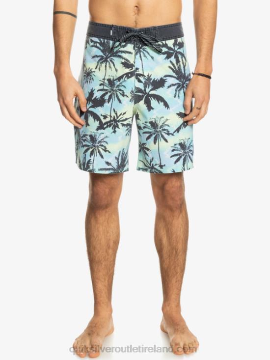 Men Quiksilver SurfSilk Washed 18 Boardshorts N02TD1757 buttercup