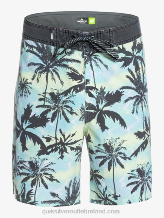 Men Quiksilver SurfSilk Washed 18 Boardshorts N02TD1757 buttercup