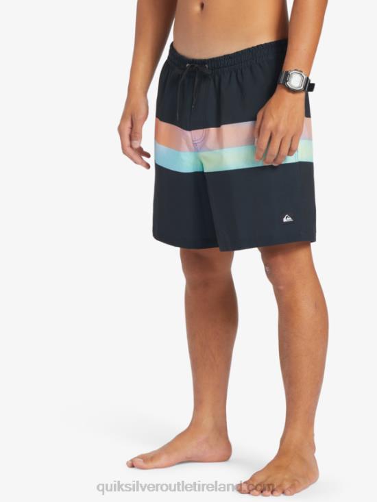 Men Quiksilver Surfsilk Air-Brush 17 Volleys N02TD654 black