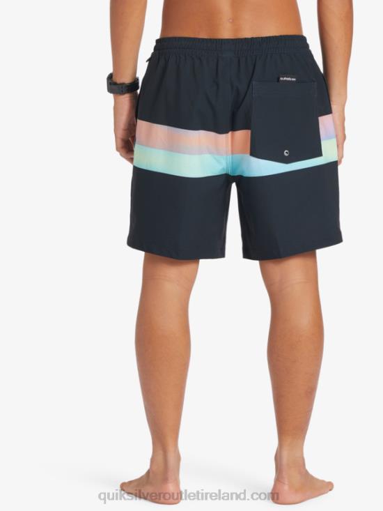 Men Quiksilver Surfsilk Air-Brush 17 Volleys N02TD654 black