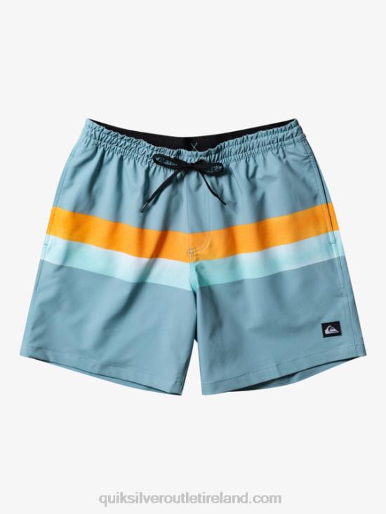 Men Quiksilver Surfsilk Air-Brush 17 Volleys N02TD655 cameo blue