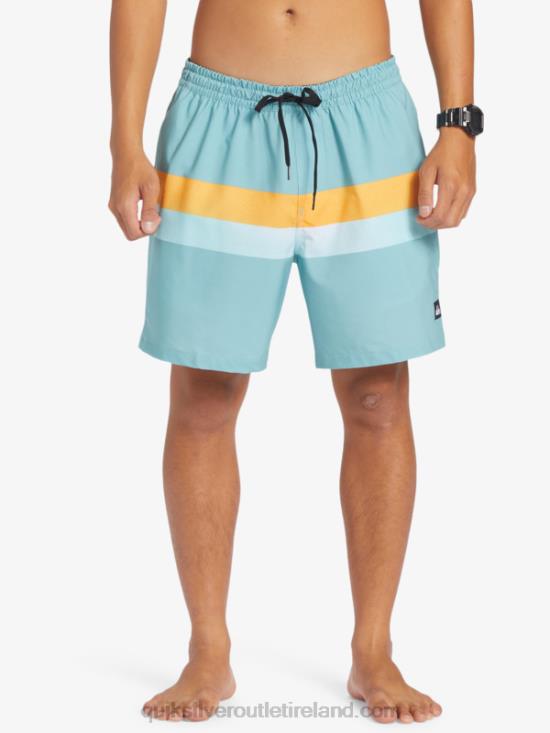 Men Quiksilver Surfsilk Air-Brush 17 Volleys N02TD655 cameo blue