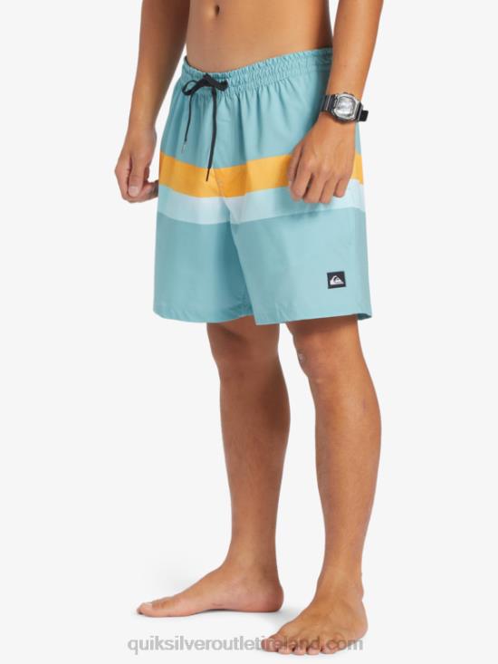 Men Quiksilver Surfsilk Air-Brush 17 Volleys N02TD655 cameo blue