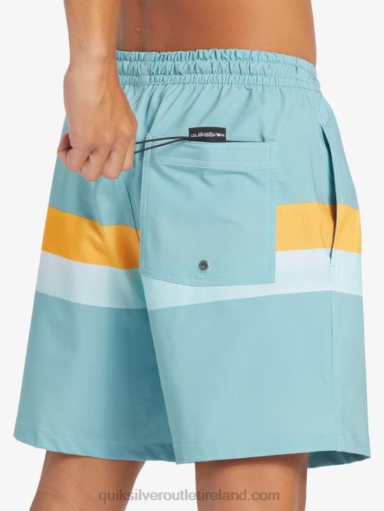 Men Quiksilver Surfsilk Air-Brush 17 Volleys N02TD655 cameo blue