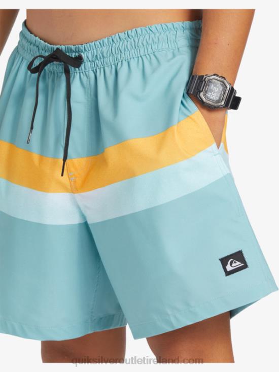 Men Quiksilver Surfsilk Air-Brush 17 Volleys N02TD655 cameo blue