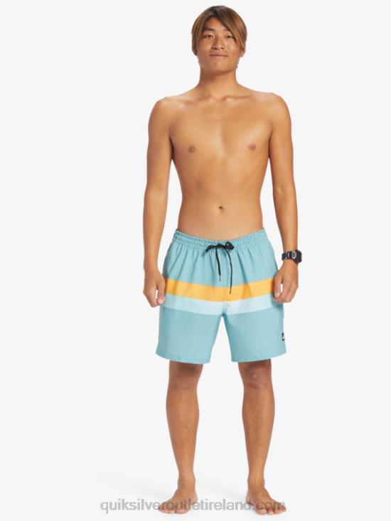 Men Quiksilver Surfsilk Air-Brush 17 Volleys N02TD655 cameo blue
