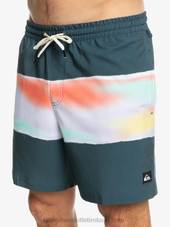 Men Quiksilver Surfsilk Air-Brush 17 Volleys N02TD657 midnight navy