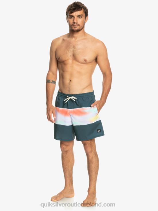 Men Quiksilver Surfsilk Air-Brush 17 Volleys N02TD657 midnight navy