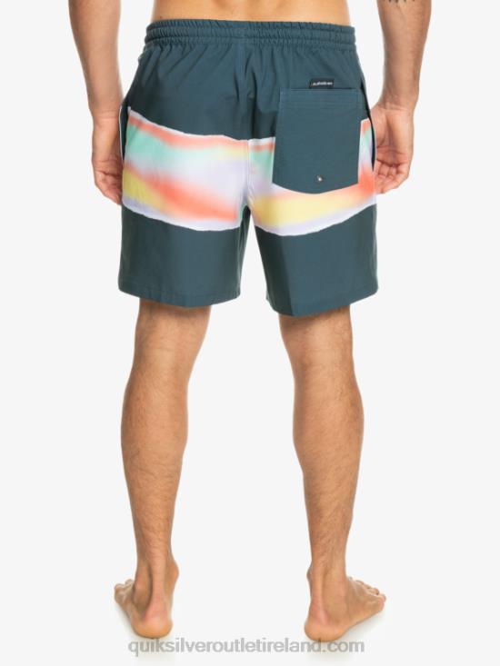 Men Quiksilver Surfsilk Air-Brush 17 Volleys N02TD657 midnight navy