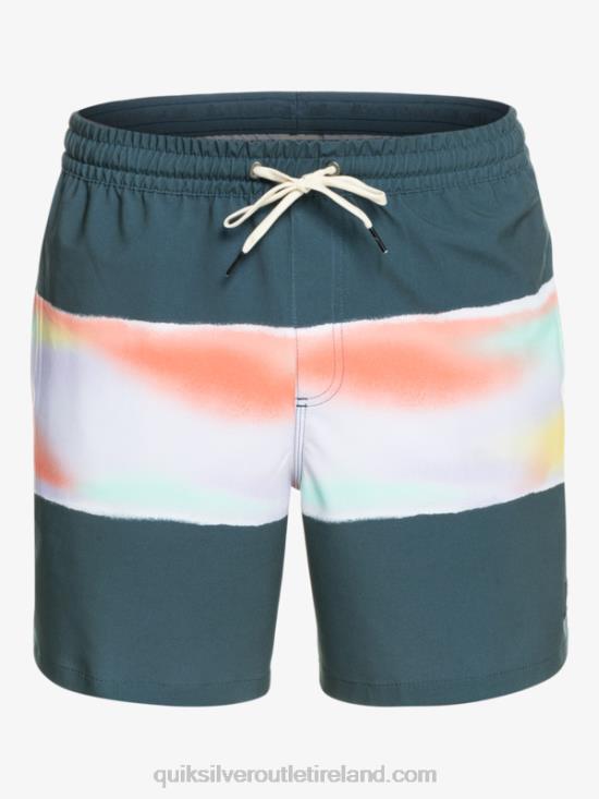 Men Quiksilver Surfsilk Air-Brush 17 Volleys N02TD657 midnight navy