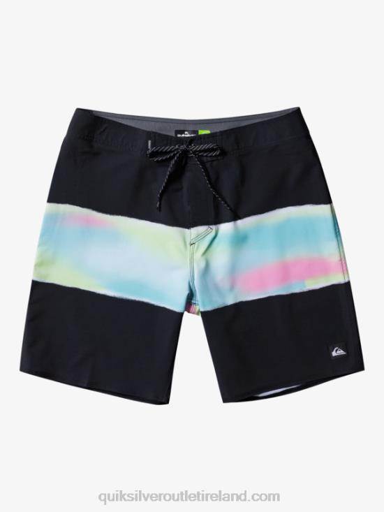 Men Quiksilver Surfsilk Air Brush 19 Boardshorts N02TD643 black
