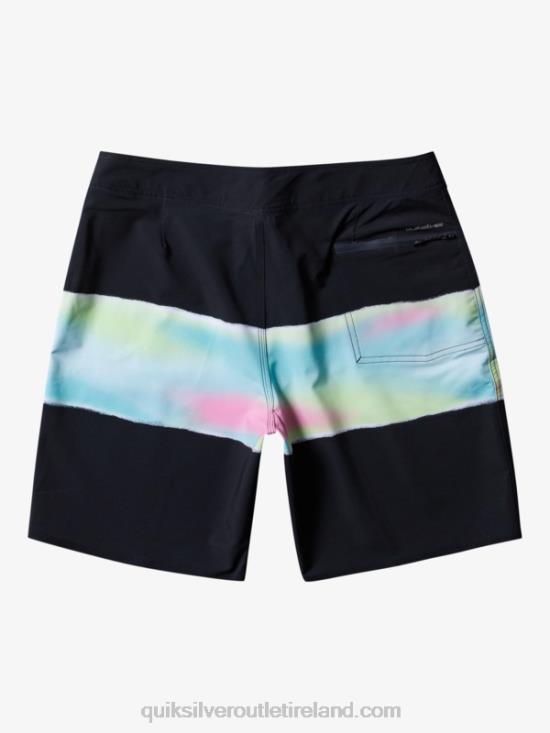 Men Quiksilver Surfsilk Air Brush 19 Boardshorts N02TD643 black