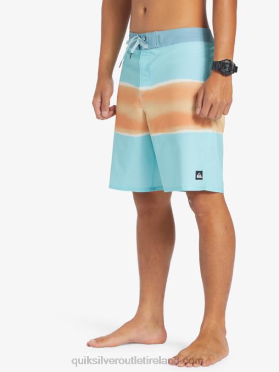Men Quiksilver Surfsilk Air Brush 19 Boardshorts N02TD644 angel blue