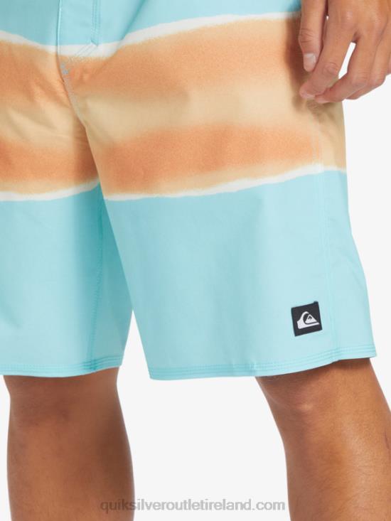 Men Quiksilver Surfsilk Air Brush 19 Boardshorts N02TD644 angel blue