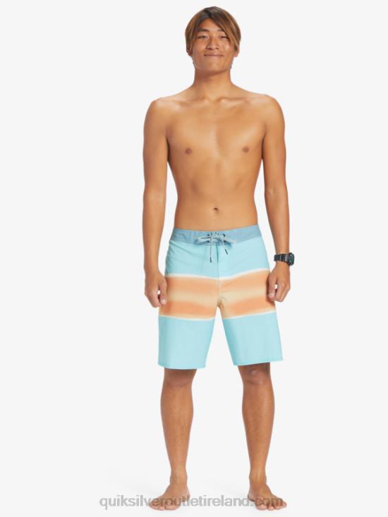 Men Quiksilver Surfsilk Air Brush 19 Boardshorts N02TD644 angel blue