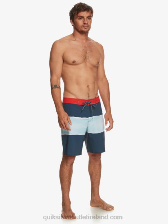 Men Quiksilver Surfsilk Air Brush 19 Boardshorts N02TD645 midnight navy