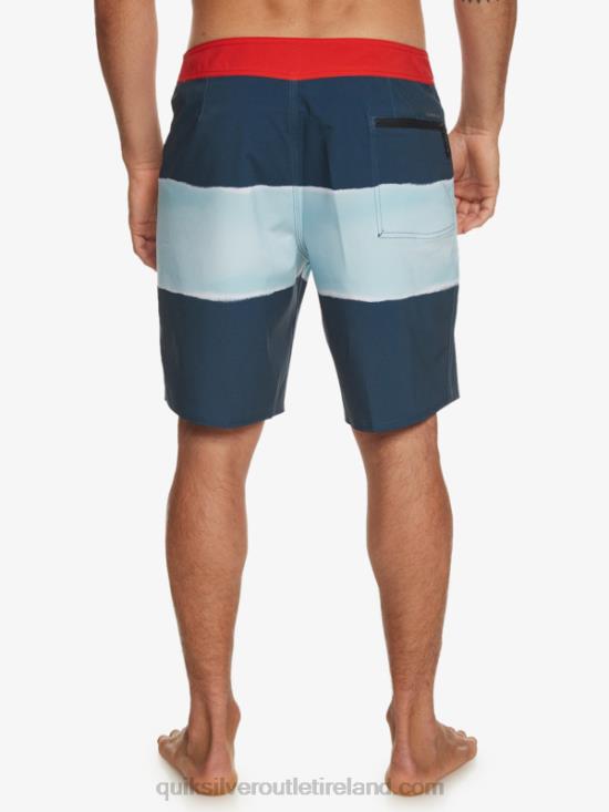Men Quiksilver Surfsilk Air Brush 19 Boardshorts N02TD645 midnight navy