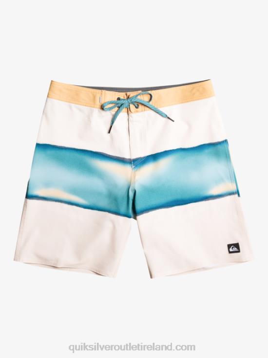 Men Quiksilver Surfsilk Air Brush 19 Boardshorts N02TD646 birch