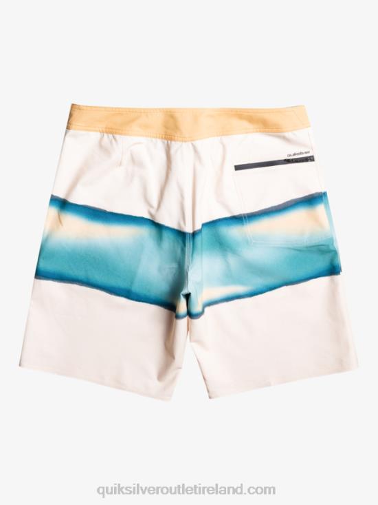 Men Quiksilver Surfsilk Air Brush 19 Boardshorts N02TD646 birch
