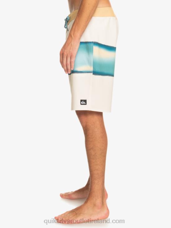 Men Quiksilver Surfsilk Air Brush 19 Boardshorts N02TD646 birch