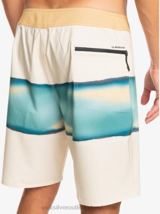 Men Quiksilver Surfsilk Air Brush 19 Boardshorts N02TD646 birch