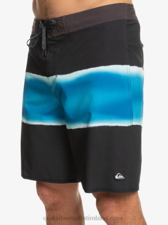 Men Quiksilver Surfsilk Air Brush 19 Boardshorts N02TD647 black