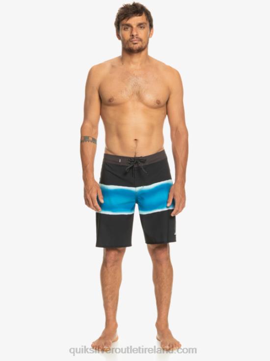 Men Quiksilver Surfsilk Air Brush 19 Boardshorts N02TD647 black