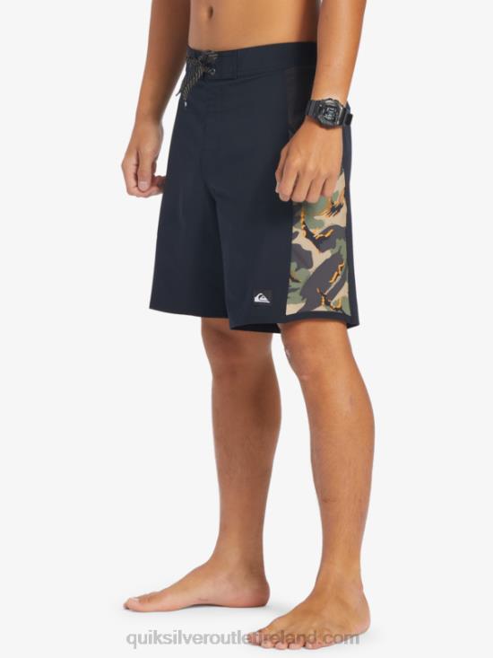 Men Quiksilver Surfsilk Arch 18 Boardshorts N02TD310 four leaf clover
