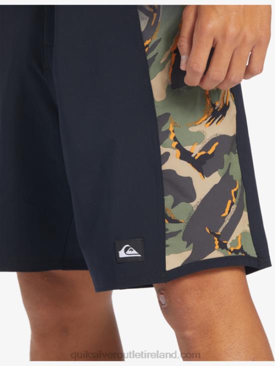 Men Quiksilver Surfsilk Arch 18 Boardshorts N02TD310 four leaf clover