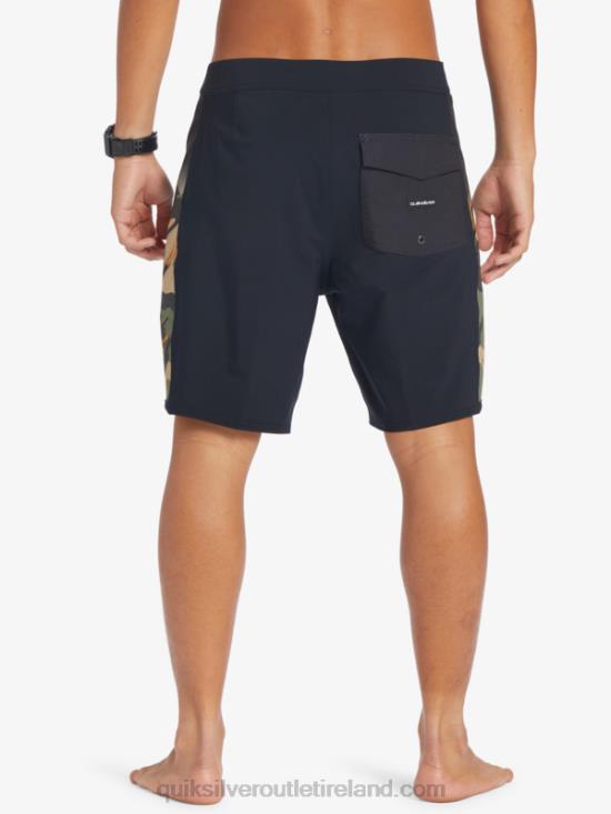 Men Quiksilver Surfsilk Arch 18 Boardshorts N02TD310 four leaf clover