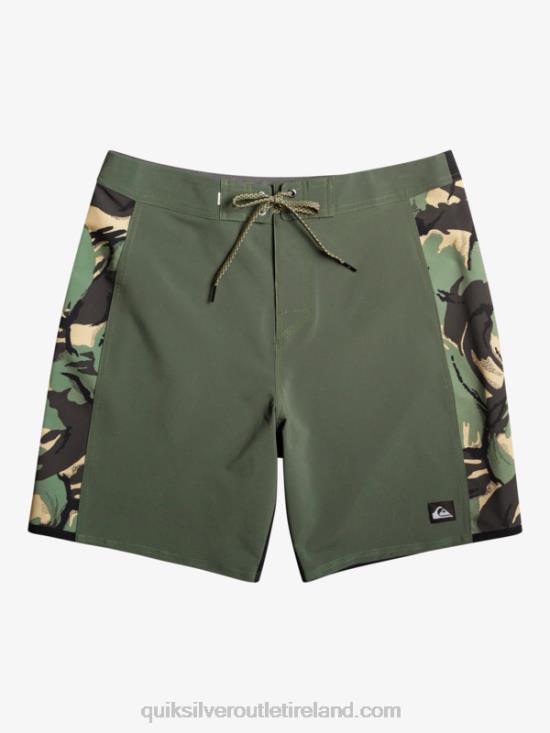 Men Quiksilver Surfsilk Arch 18 Boardshorts N02TD312 camo