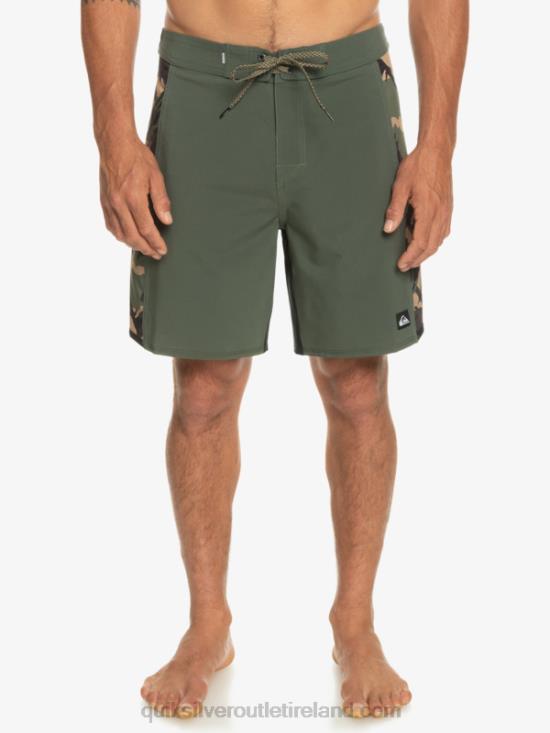 Men Quiksilver Surfsilk Arch 18 Boardshorts N02TD312 camo