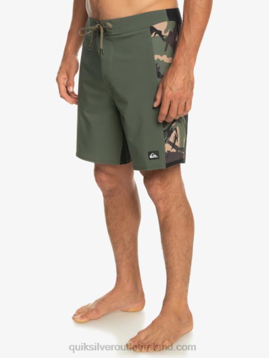 Men Quiksilver Surfsilk Arch 18 Boardshorts N02TD312 camo