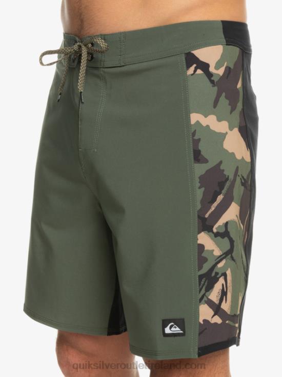 Men Quiksilver Surfsilk Arch 18 Boardshorts N02TD312 camo