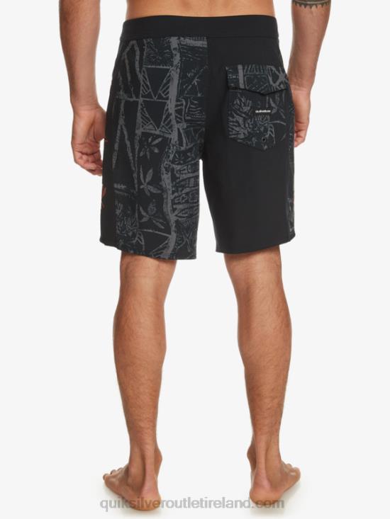 Men Quiksilver Surfsilk Arch Hawaii 19 Boardshorts N02TD637 black