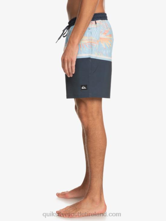 Men Quiksilver Surfsilk Division 17 Volleys N02TD1636 midnight navy