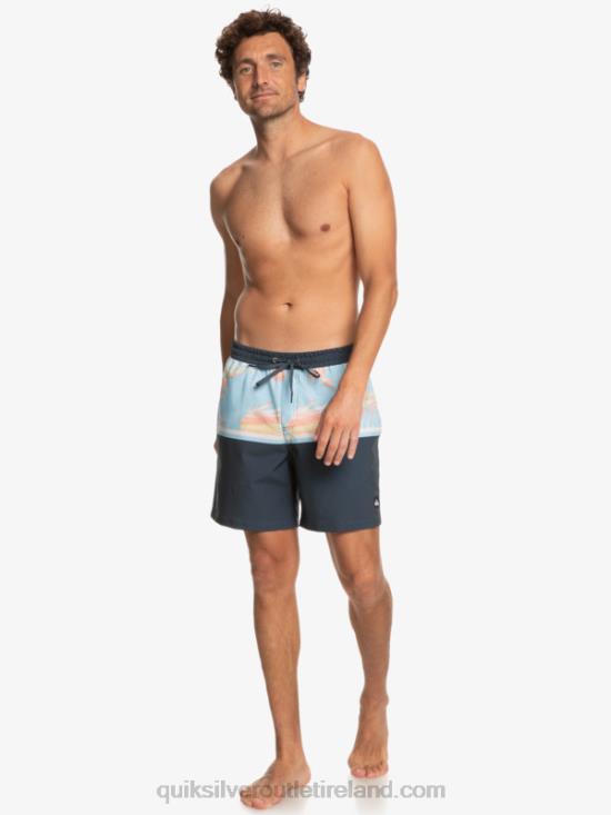 Men Quiksilver Surfsilk Division 17 Volleys N02TD1636 midnight navy