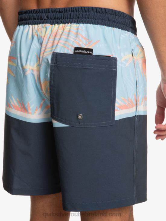Men Quiksilver Surfsilk Division 17 Volleys N02TD1636 midnight navy