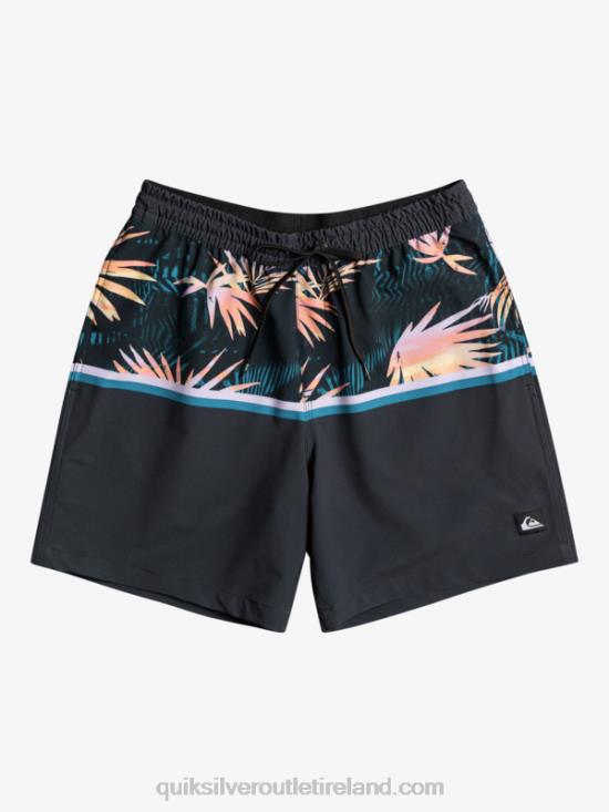 Men Quiksilver Surfsilk Division 17 Volleys N02TD1637 black