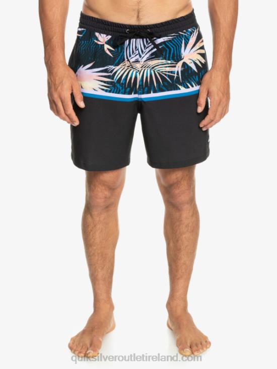 Men Quiksilver Surfsilk Division 17 Volleys N02TD1637 black