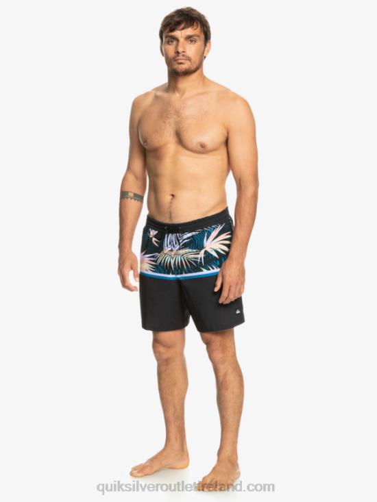 Men Quiksilver Surfsilk Division 17 Volleys N02TD1637 black