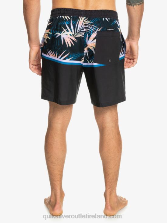 Men Quiksilver Surfsilk Division 17 Volleys N02TD1637 black