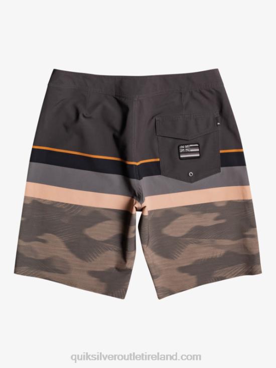 Men Quiksilver Surfsilk Faded Stripe 20 Boardshorts N02TD1603 grape leaf