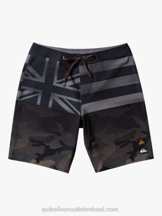 Men Quiksilver Surfsilk Hawaii Pride 20 Boardshorts N02TD181 black