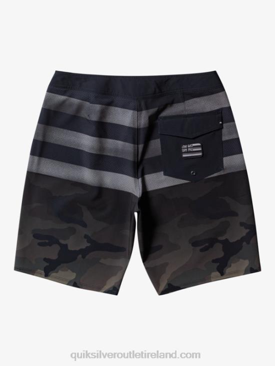 Men Quiksilver Surfsilk Hawaii Pride 20 Boardshorts N02TD181 black