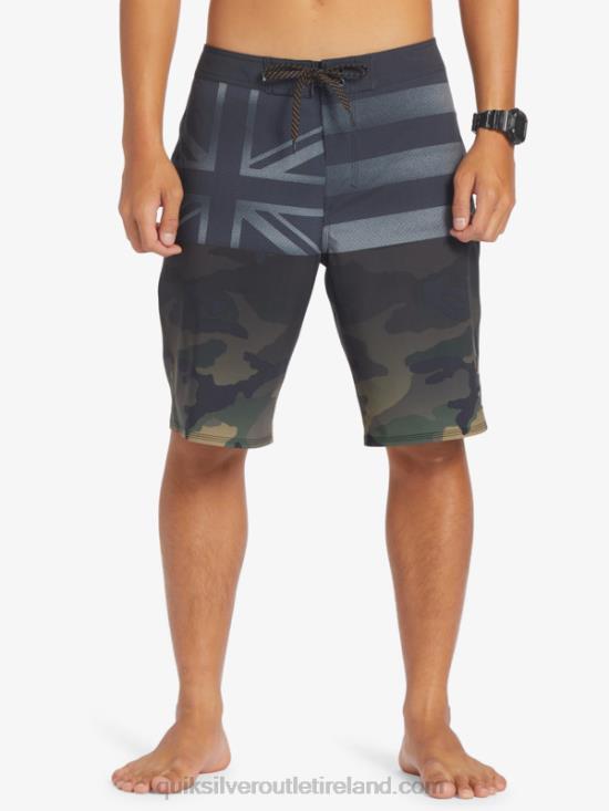 Men Quiksilver Surfsilk Hawaii Pride 20 Boardshorts N02TD181 black