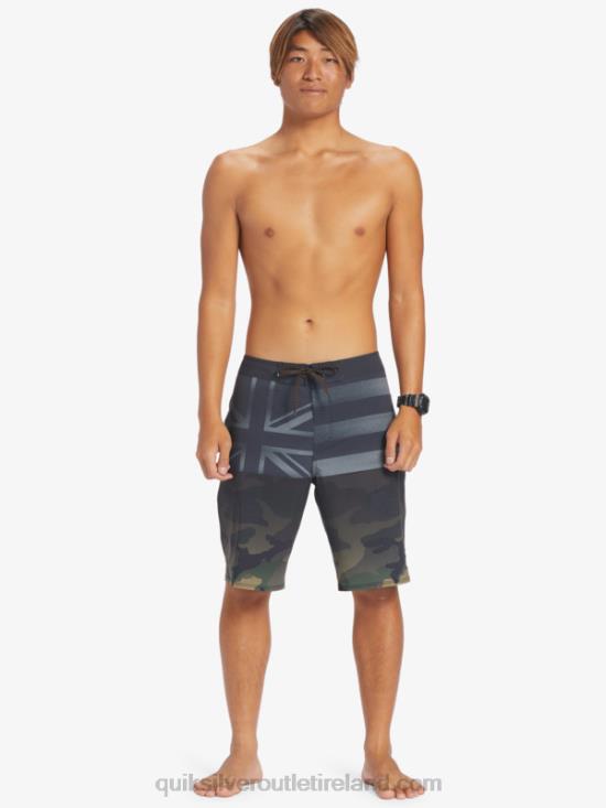 Men Quiksilver Surfsilk Hawaii Pride 20 Boardshorts N02TD181 black